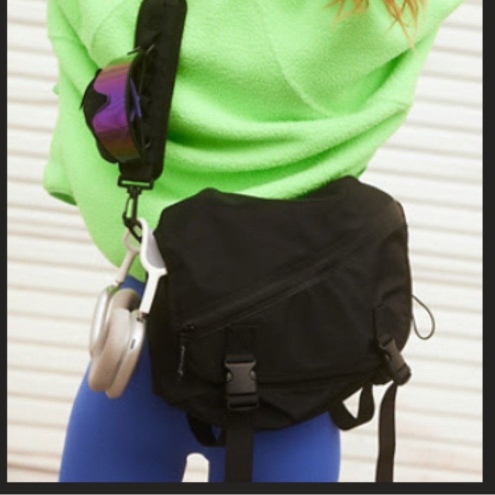 FP Movement by Free People Black Move With It Messenger bag